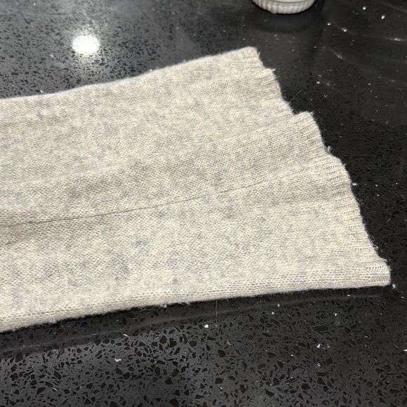 Minnie Rose Womens Heather Gray Cashmere Open Front Duster Cardigan Size XS GUC - Picture 7 of 7